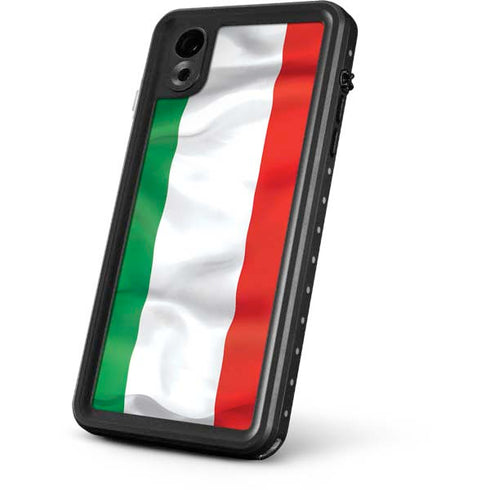 Italy Flag iPhone XR Waterproof Case